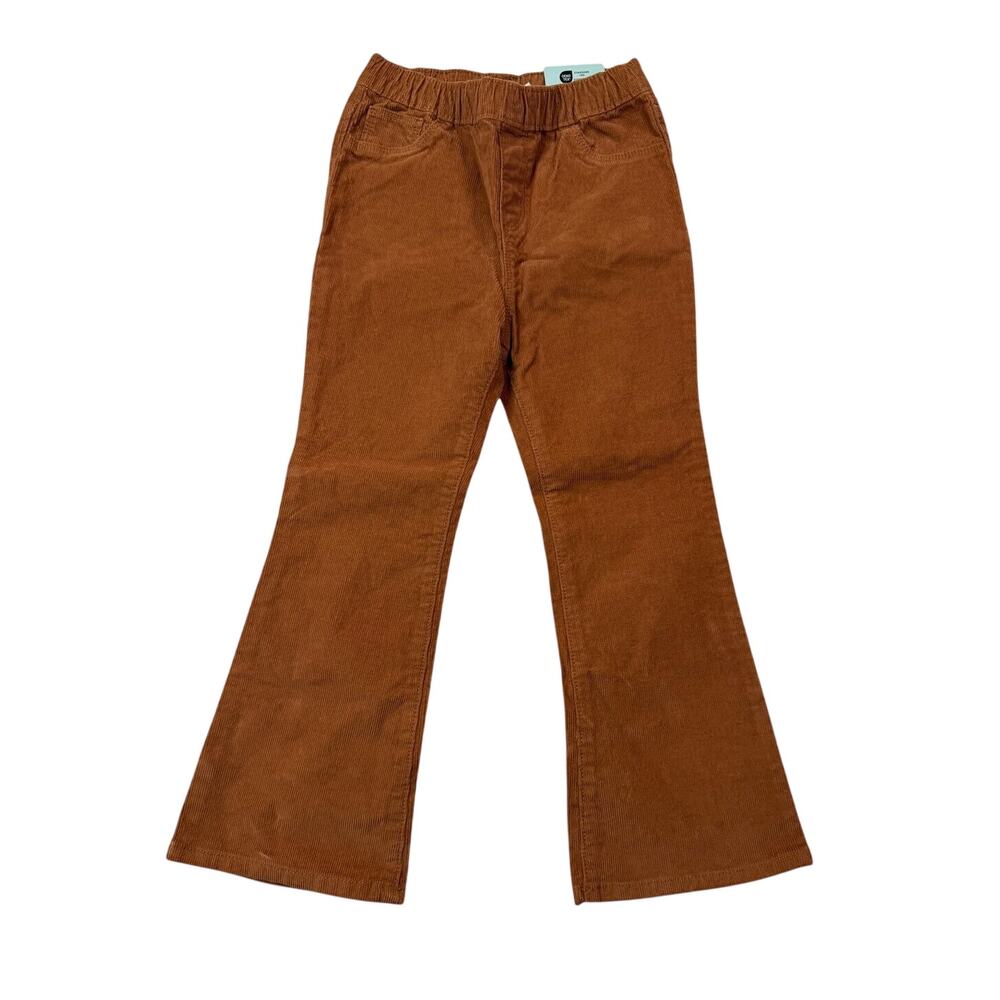 Toddler Girls Brown Corduroy Flare Pants Pull On Okie Dokie 5T NWT